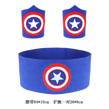 Cloak Costume ວັນເດັກນ້ອຍ Cos Superman Boy Performance Mask ຊຸດ Captain America