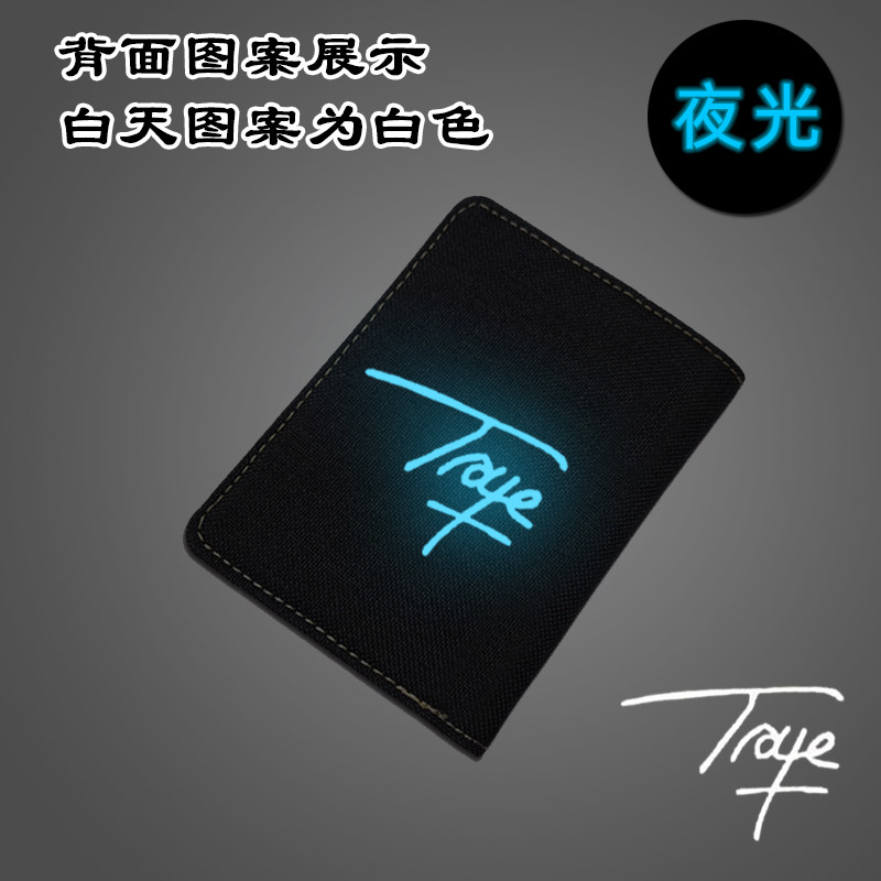 池寻特洛耶希文周边青少年帆布钱包 池寻钱包