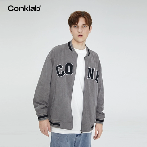 Ретро бейсбольная осенняя форма, брендовая куртка для влюбленных, свободный крой, в американском стиле