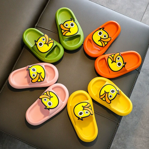 Детские слайдеры, мультяшные нескользящие тапочки на платформе, популярно в интернете, мягкая подошва