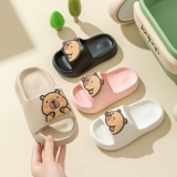 Детские летние тапочки, мультяшные нескользящие слайдеры для мальчиков, мягкая подошва