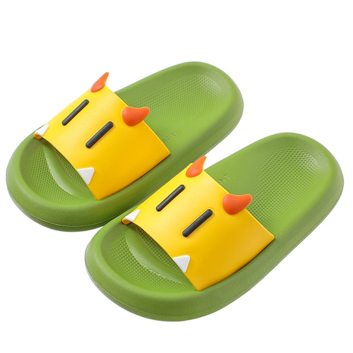 Детские летние дезодорированные мультяшные милые тапочки подходит для мужчин и женщин, нескользящие слайдеры