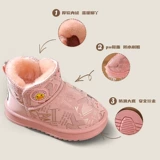 Детские сапоги подходит для мужчин и женщин, демисезонные флисовые удерживающие тепло нескользящие туфли, ботинки