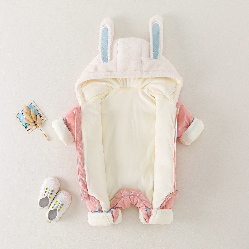 婴儿衣服秋冬套装加厚外出爬服棉服 米藤连身衣/爬服/哈衣