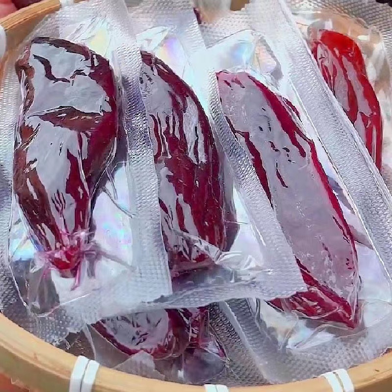 【吃遍天】独立真空带皮小香薯干+紫薯干连城红心地瓜干特产