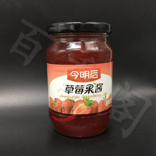 包邮今明后草莓果酱340g瓶装家用蛋糕酱夹面包果酱罐头蓝莓果酱 - 图1