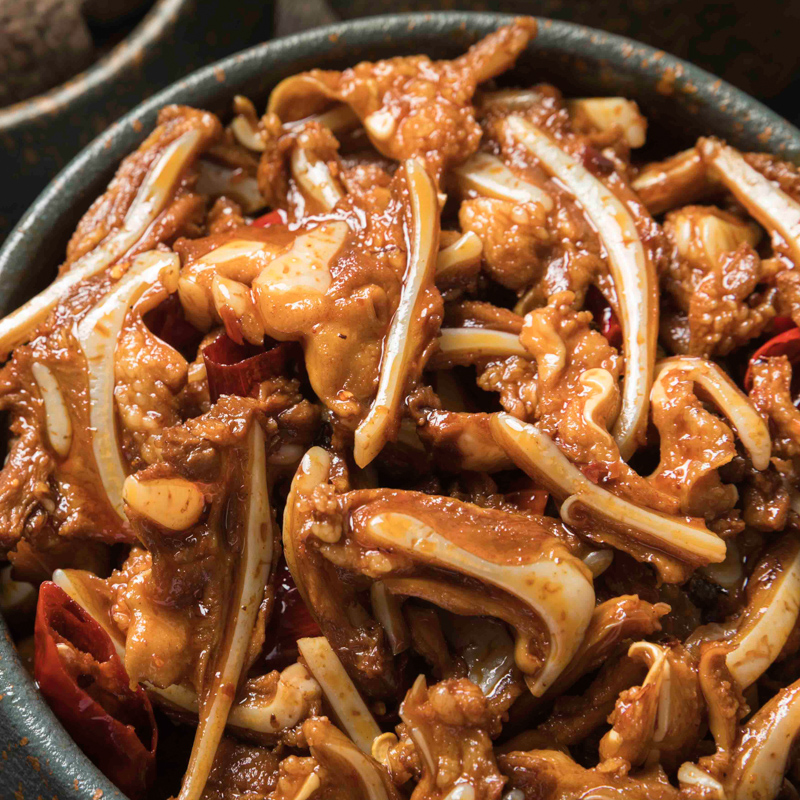 【冷帮主】麻辣猪脆骨开袋即食熟食冷吃香辣软骨肉类卤味零食150g - 图1