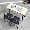 Rectangular portable multifunctional folding table conference room table