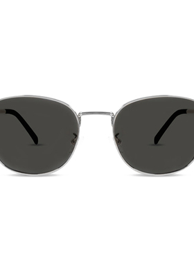 时尚墨镜乐柒光学防紫外线圆形