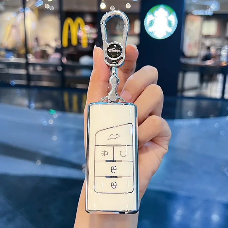 适用广汽传祺gs4钥匙套gs3汽车gs8扣ga4包ga6壳ga8女m6m8gs5男女 - 图0