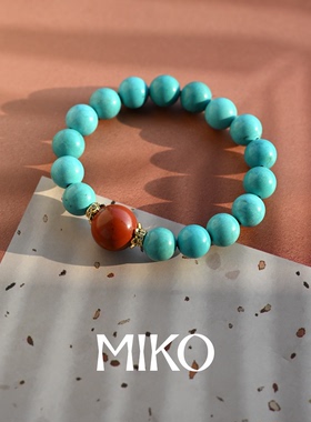 原创设计马年吉祥手链好运天然南红手串女单圈手串小众感母亲节礼