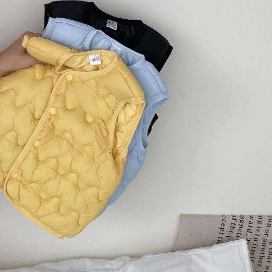 木木屋儿童马甲男童宝宝秋冬季保暖背心坎肩女童内外穿内胆