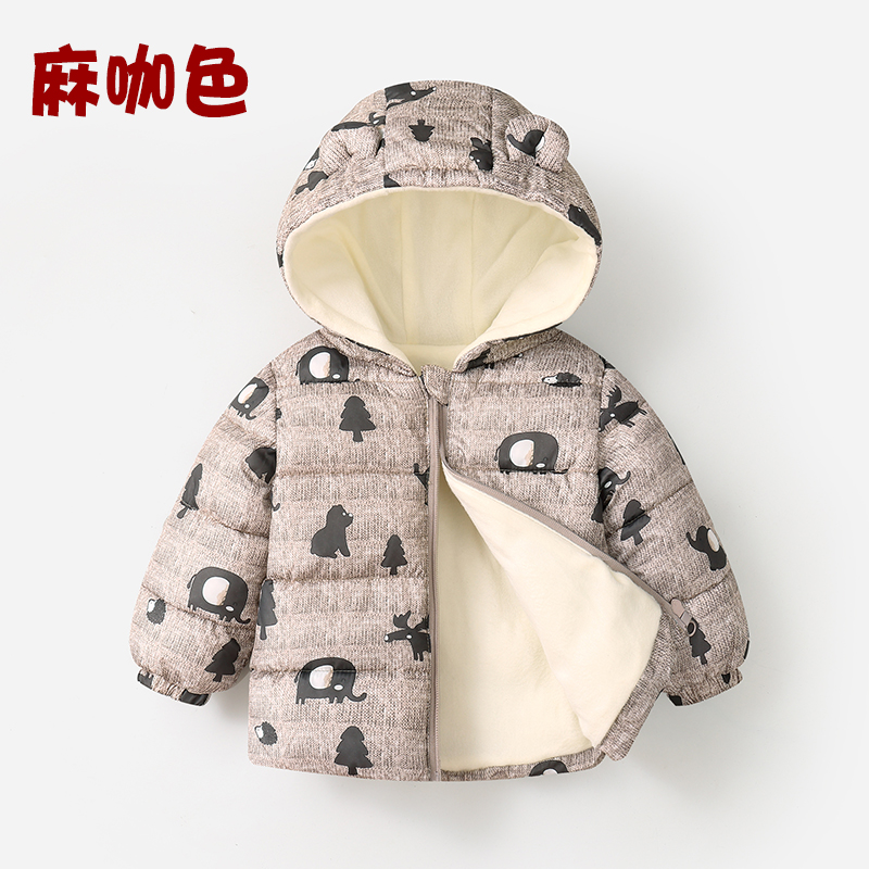 木木屋秋冬装棉衣服儿童棉服男女宝宝冬季加厚小童棉袄加绒外套