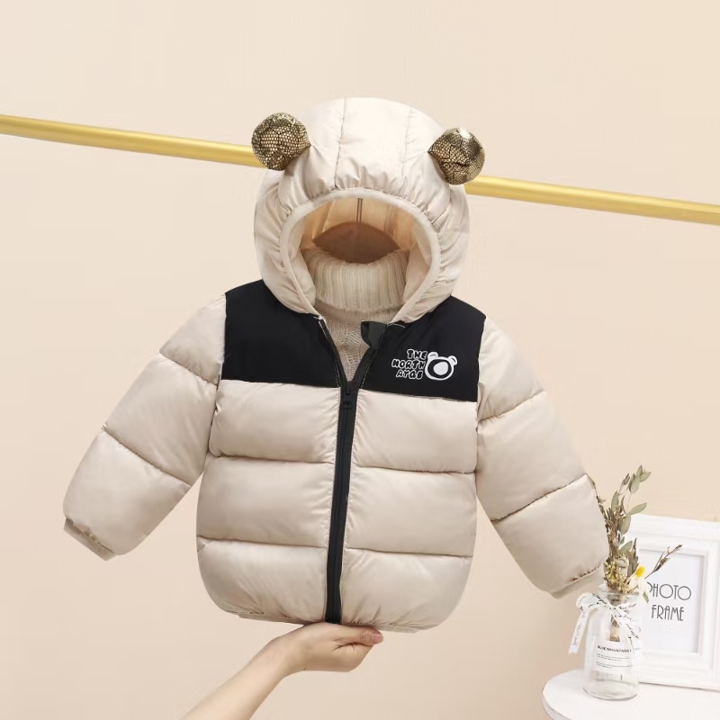 木木屋高品质黑金自发热儿童羽绒棉服男女童石墨烯棉衣小童厚外套