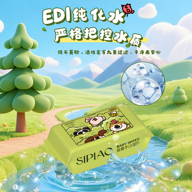 丝飘便携上学湿巾小包湿纸湿帕纸