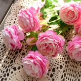 Симуляция цветок ян пион устанавливает европейский стиль фальшивый цветок сушеный цветочный букет домашний гостиная Обеденный стол