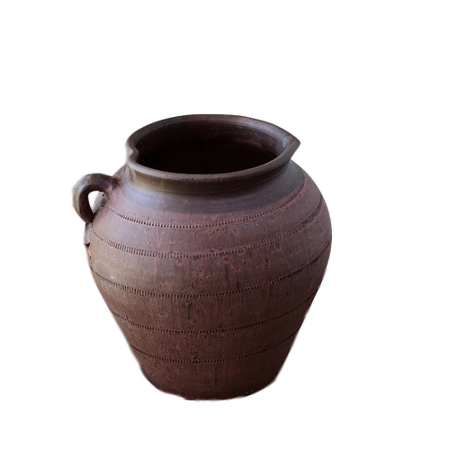 Ретро глиняное горшок цветочные горшки цветочный алтарь, сочная цветочная бутылка, мастерство антикварное керамическое витрина