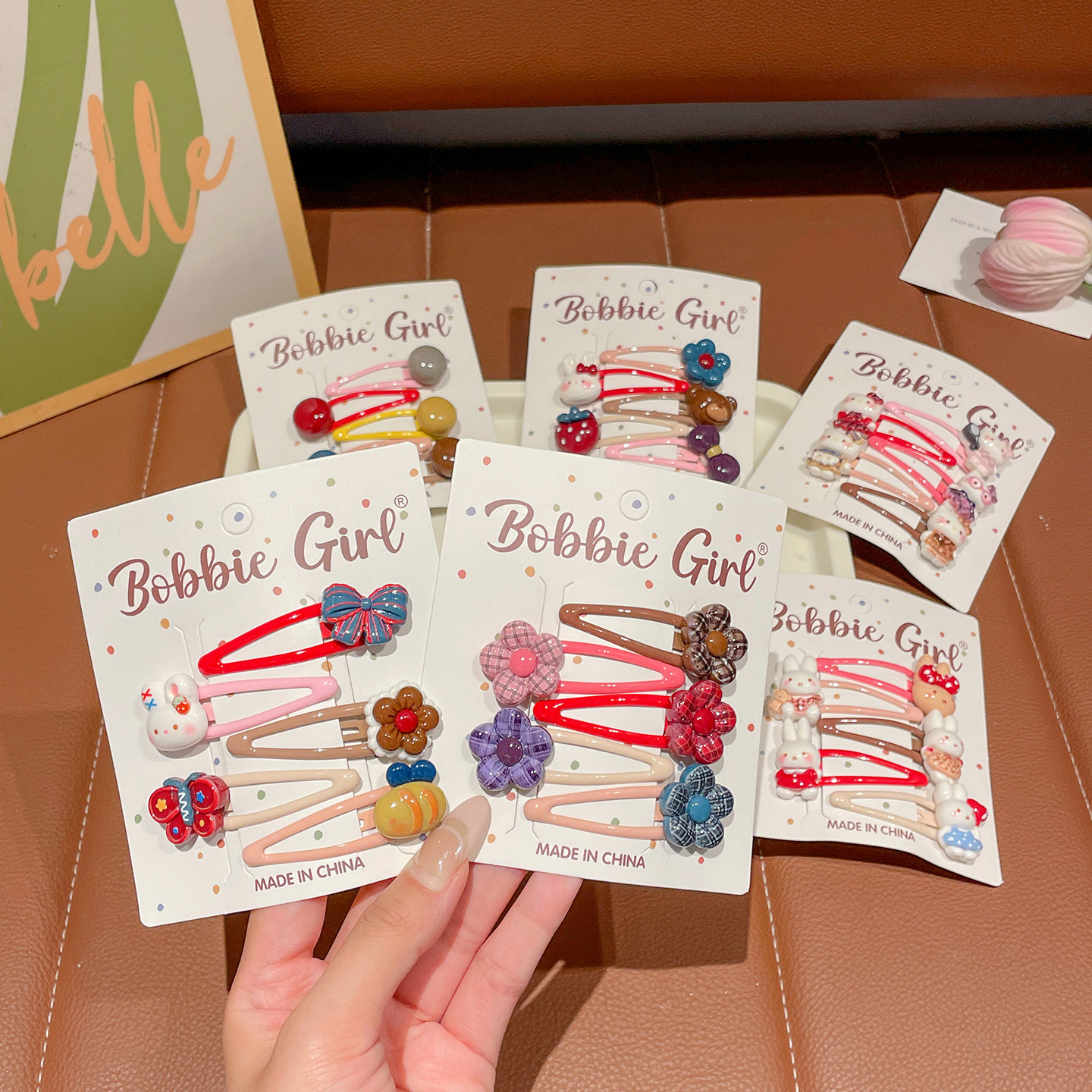 儿童发夹女童碎发bb夹宝宝不伤发卡通小兔发卡小女孩刘海侧边夹女,淘宝优惠券,粉丝福利购,淘宝优惠卷