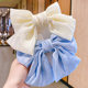 Cute golden bow hair clip for girls and children
