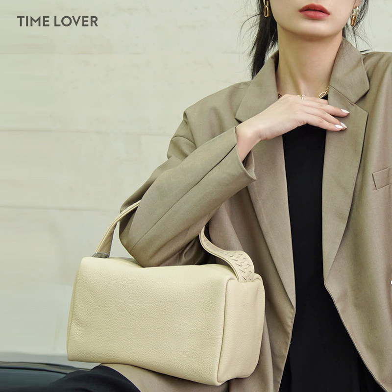 轻奢高级感手提单肩波士顿河豚 timelover箱包女士包袋