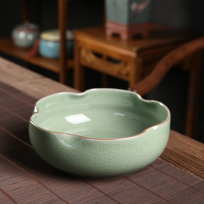 铜钱草水培花盆金钱草专用陶瓷大号清仓简约水仙花水养一叶莲碗莲,淘宝优惠券,粉丝福利购,淘宝优惠卷