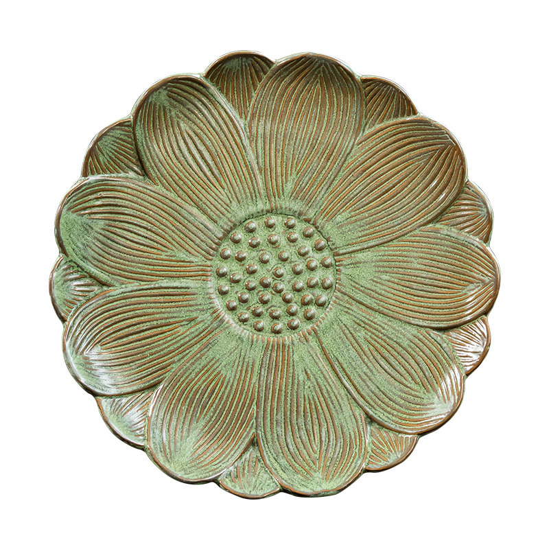 莲花陶瓷花盆托盘多肉植物接水盘大小口径底托吸水石圆形组合特价,淘宝优惠券,粉丝福利购,淘宝优惠卷