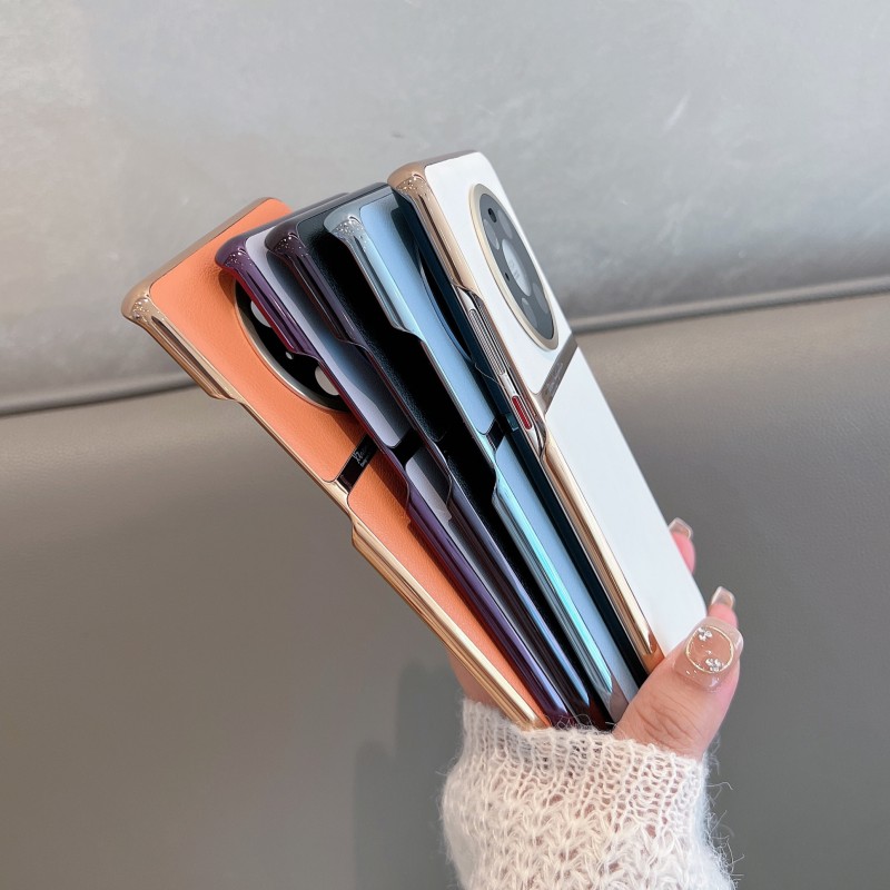 适用于华为mate40手机壳mata40pro新款mt40e简约meta4o时尚m40por女ma4oe全包镜头mete白色epro半包硬壳meite - 图2