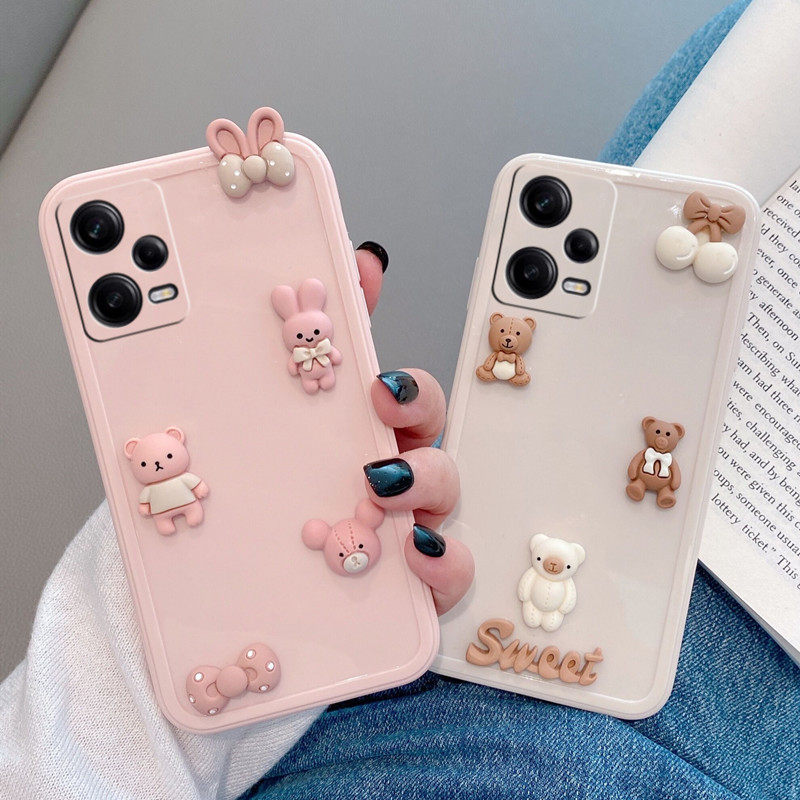 适用于红米note12pro手机壳noto12por十小米tpro5g可爱女125g+新款nont软壳n0te卡通全包red防摔极速版turbo - 图3