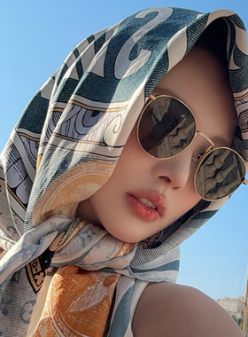 复古港风小圆框墨镜女款2025新款高级感偏光太阳眼镜防紫外线近视