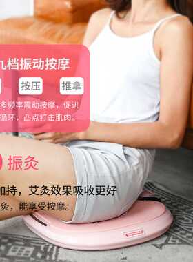 艾灸盒坐灸仪家用妇科无烟艾灸电加热坐垫器调理座熏蒸蒲团益生凳