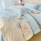 Light luxury style 180-piece cotton pure cotton embroidery four-piece set