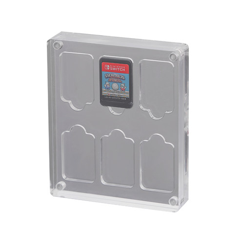 switch卡盒游戏卡收纳透明盒亚克力卡槽磁吸卡带展示盒收纳盒 - 图3