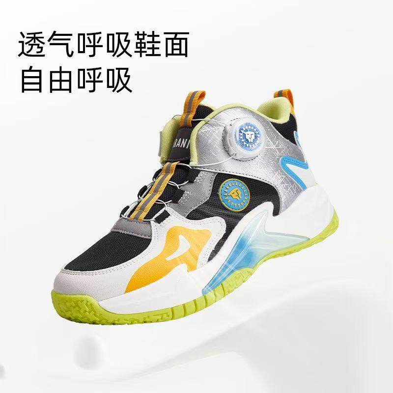 泰兰尼斯春季男童潮酷撞色运动鞋女童中大童轻便舒适旋钮篮球鞋 泰兰尼斯春季男童潮酷撞色运动鞋女童中大童轻便舒适旋钮篮球鞋