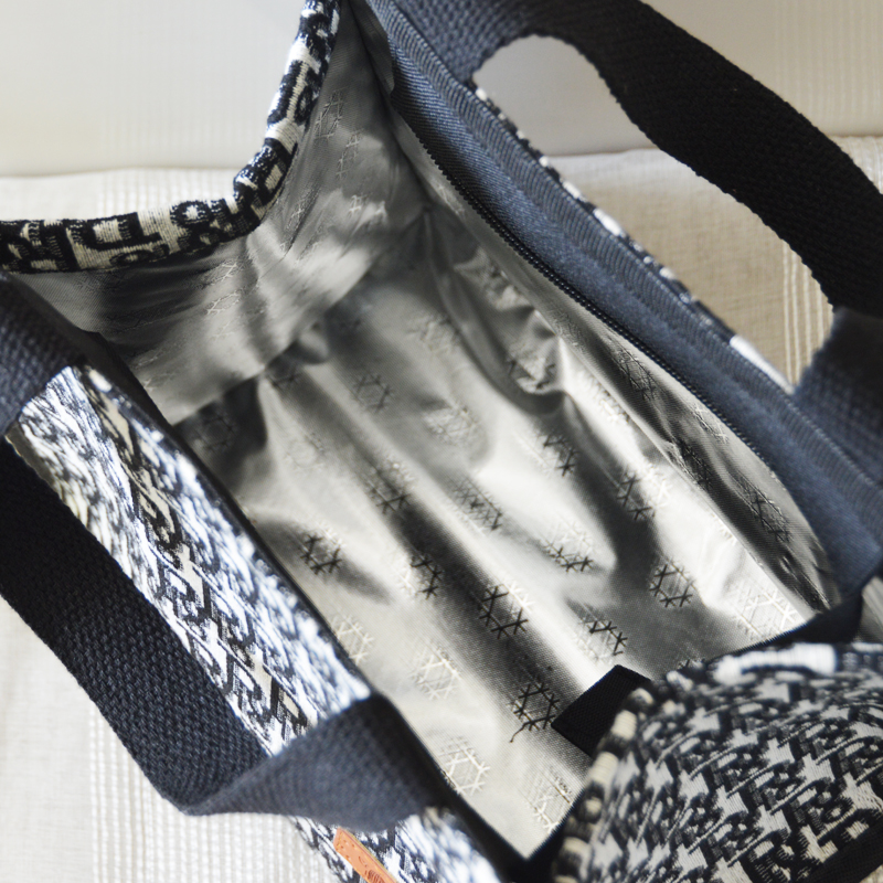 浩古保温饭盒袋便携式上班族手提袋子帆布日式便当包通勤高颜值-图3