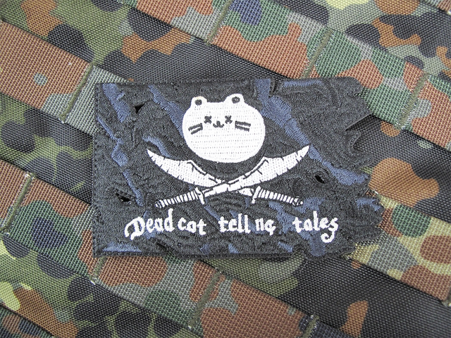 2022 new version of Pirate Cat Velcro Cat Tiger Beast Embroidery