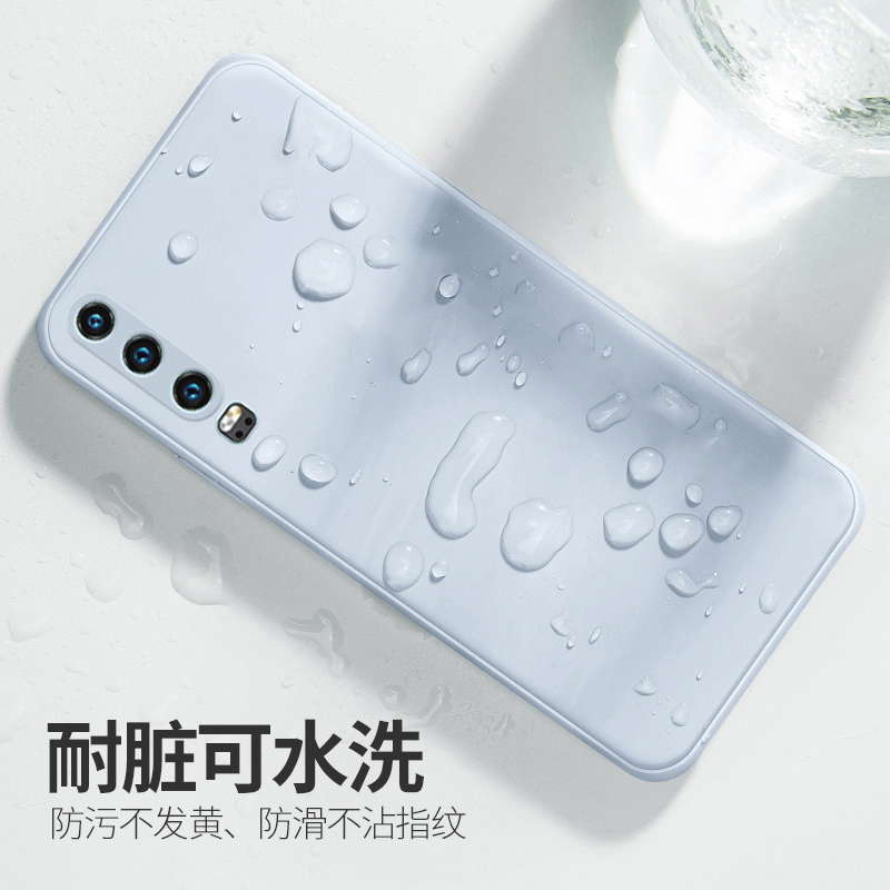 适用于荣耀30手机壳2024新款烟蓝灰荣耀30pro液态硅胶荣耀30s防摔青春版直边简约纯色软壳男女情侣磨砂保护套 - 图3