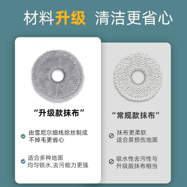 Suitable for Mijia no-wash sweeping and mopping 2PRO accessories