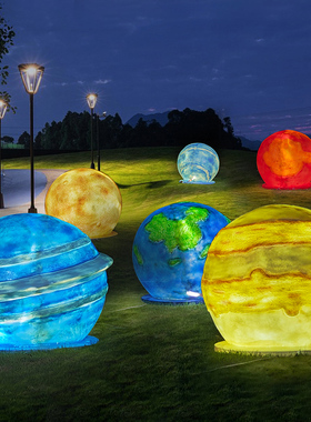 夜光星球八大行星模型