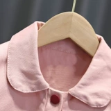 Рубашка для девочек для отдыха, осенний лонгслив, комбинезон, в западном стиле, 0-5-7 лет, детская одежда