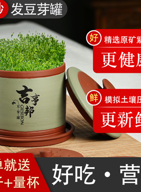 紫砂豆芽罐紫砂大容量豆芽机