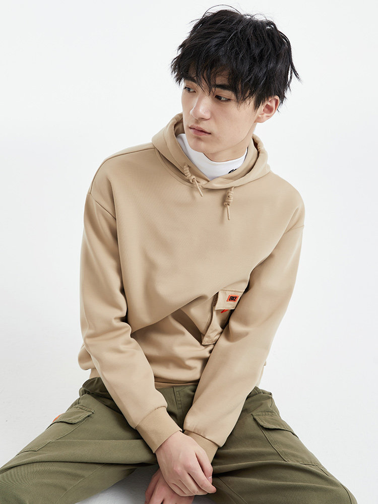 鸿星尔克2021秋季男士ins卫衣上衣 鸿星尔克outlets店运动卫衣/套头衫