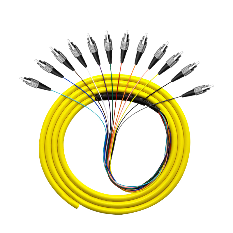 华杰恒讯 定制12芯束状尾纤SC/FC/ST/LC头12芯单模多模束状尾纤万兆电信级OM3光纤尾纤12芯光纤万兆尾纤跳线 - 图3