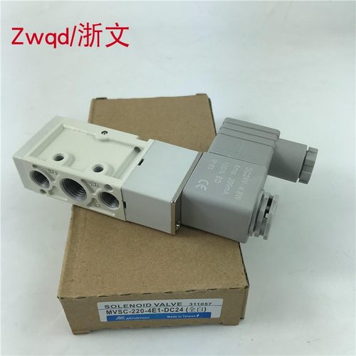 电磁阀Mindman MVSC-220-4E1-DC24V AC220V金器换向阀 - 图1