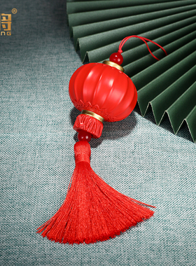 红灯笼办公室挂件北将全铜