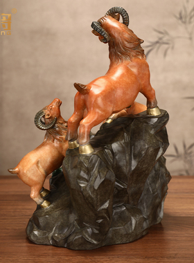 北将黄铜桌面摆件客厅送礼家居