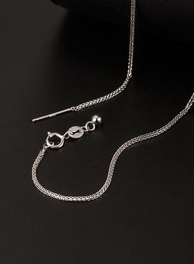 肖邦链S925纯银项链万能盒子链单链子新款