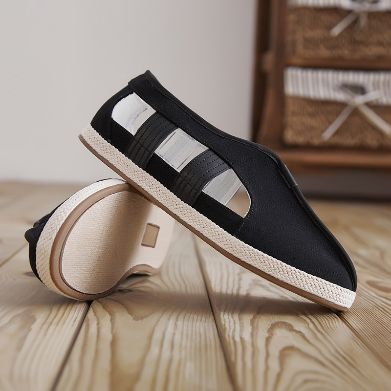 布语堂非遗本草布鞋夏季男女透气老北京手工缝制僧鞋防滑罗汉凉鞋,淘宝优惠券,粉丝福利购,淘宝优惠卷