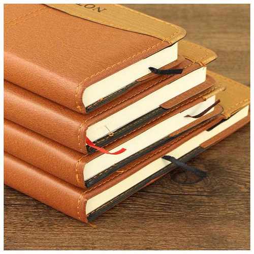 新款直销仿皮记事本定制商务笔记本办公用品随身日记创意手账本 - 图2