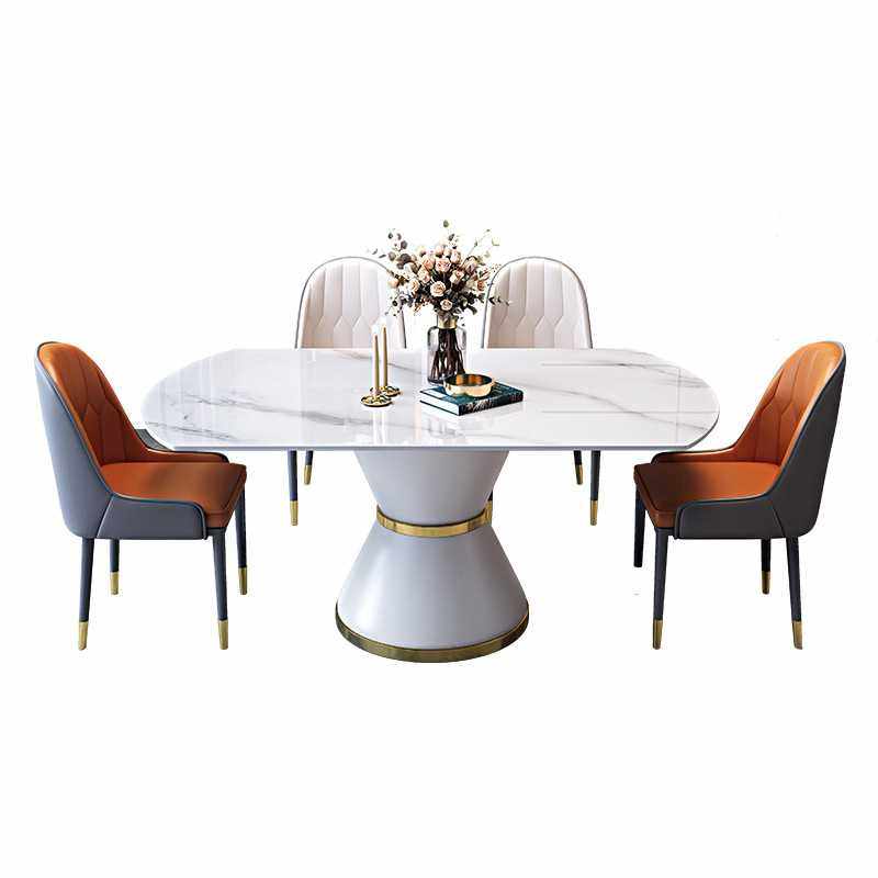 新款直销现代简约轻奢方变圆家用小户型折叠伸缩子饭桌椅组合亮光,淘宝优惠券,粉丝福利购,淘宝优惠卷