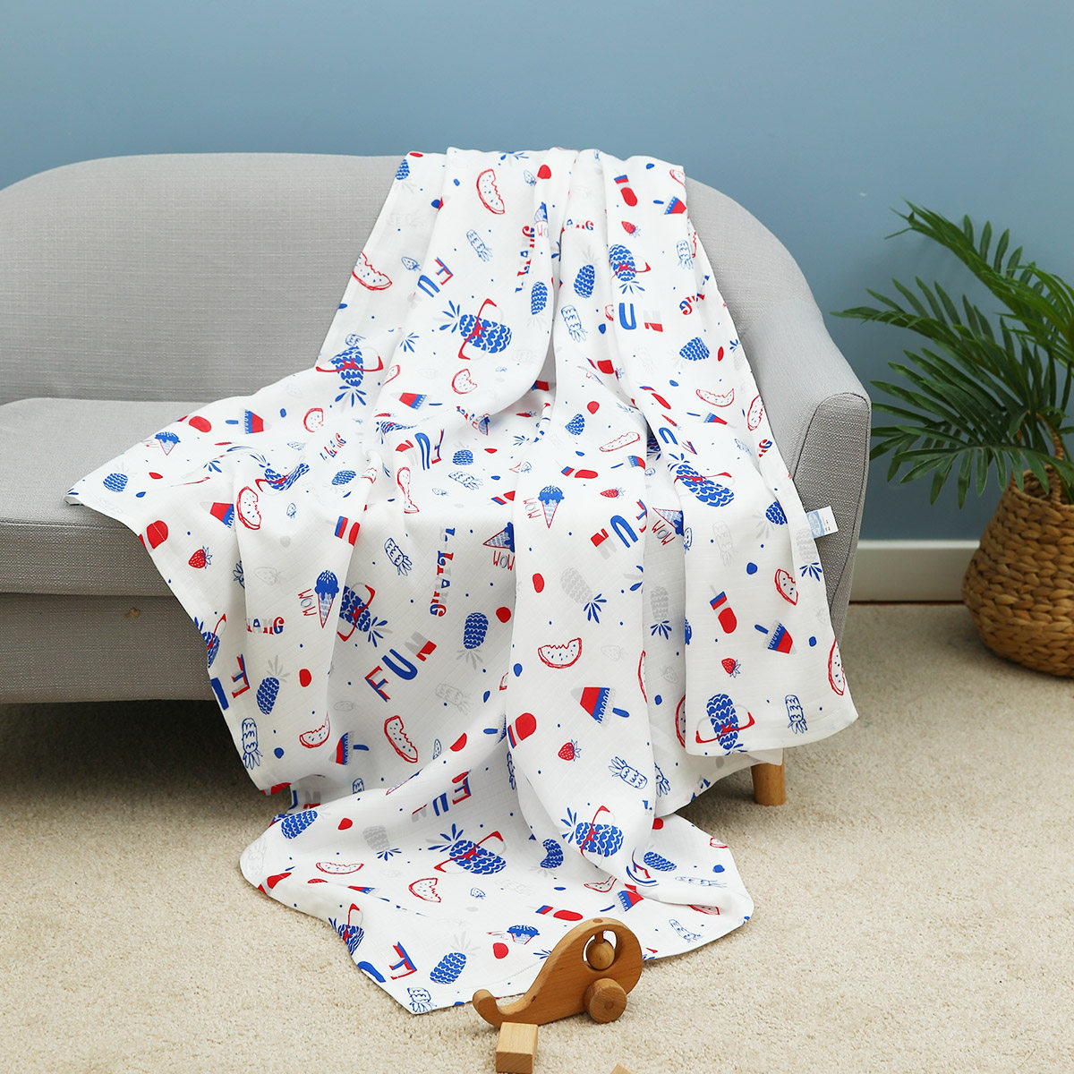 竹纤维儿童毛巾被夏季宝宝竹棉纱布盖毯棉纱婴儿空调被午睡冰丝毯,淘宝优惠券,粉丝福利购,淘宝优惠卷